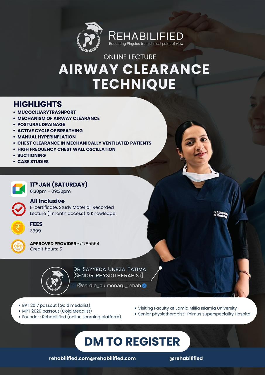 Airway Clearance Technique