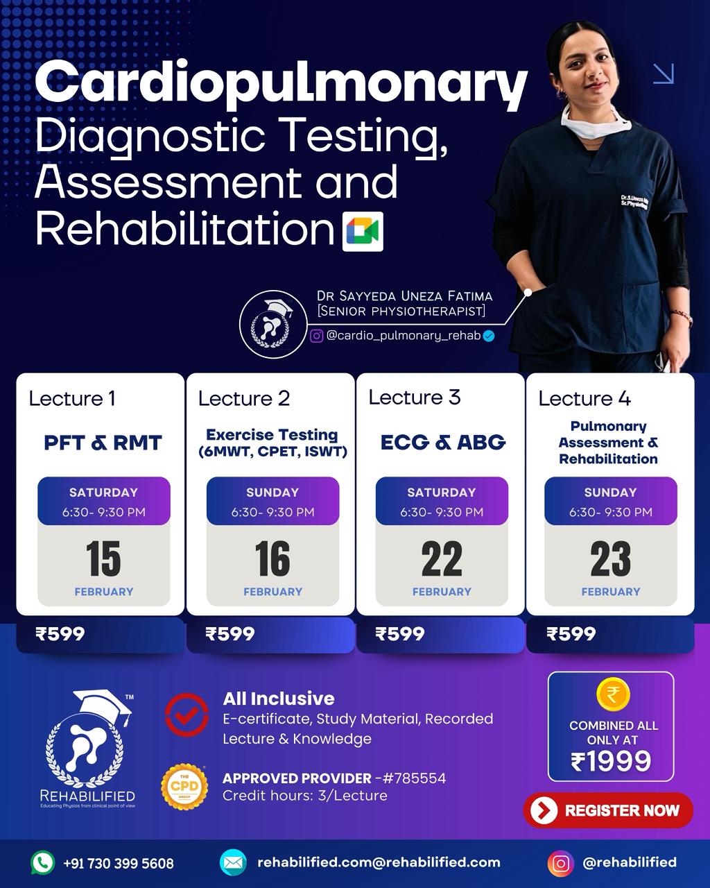 Pulmonary Rehabilitation – Pre-Recorded Course