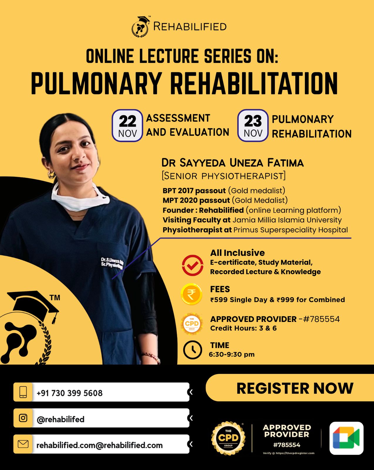 Pulmonary Rehabilitation – Online Lecture