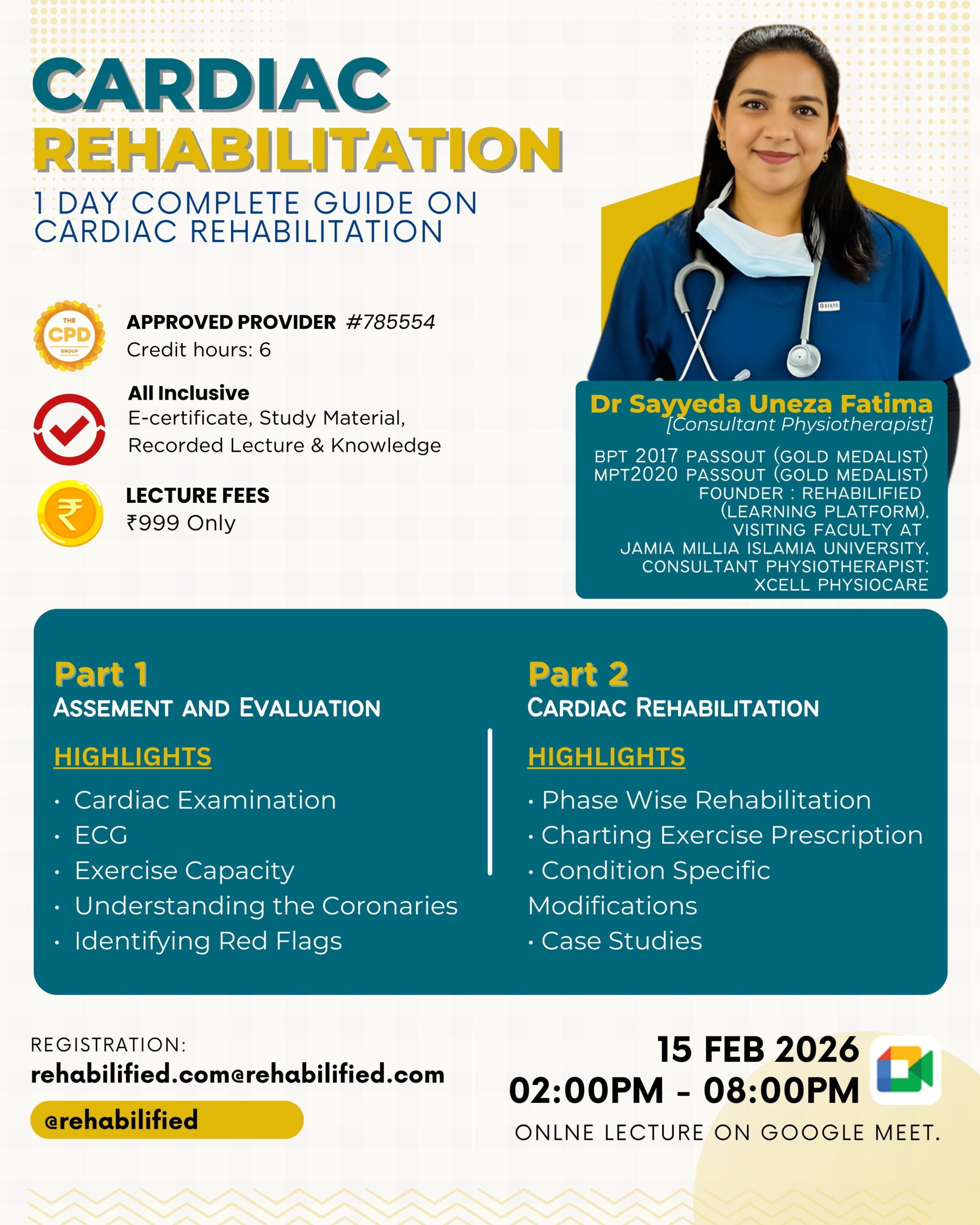 CARDIAC REHABILITATION