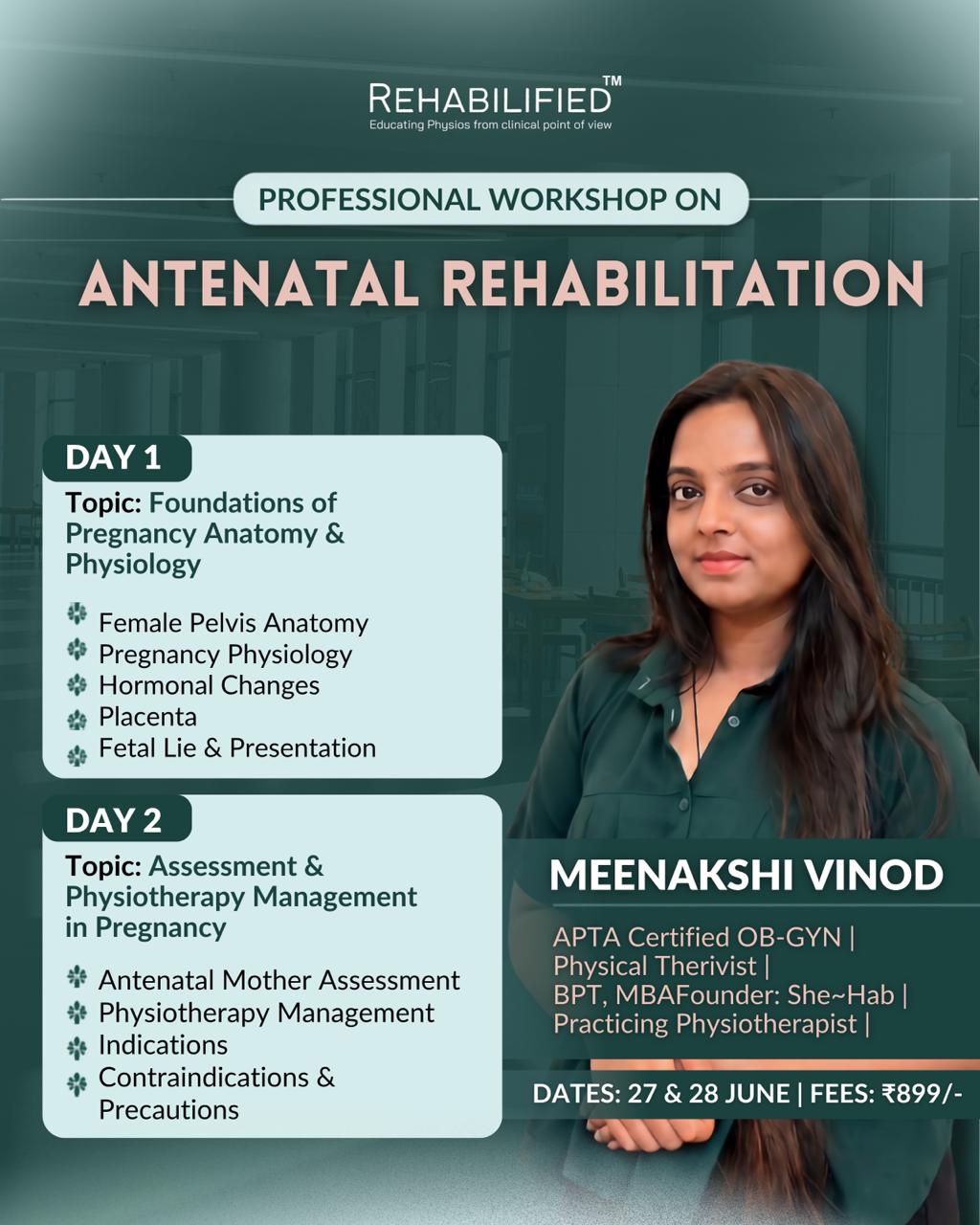 ANTENATAL REHABILITATION