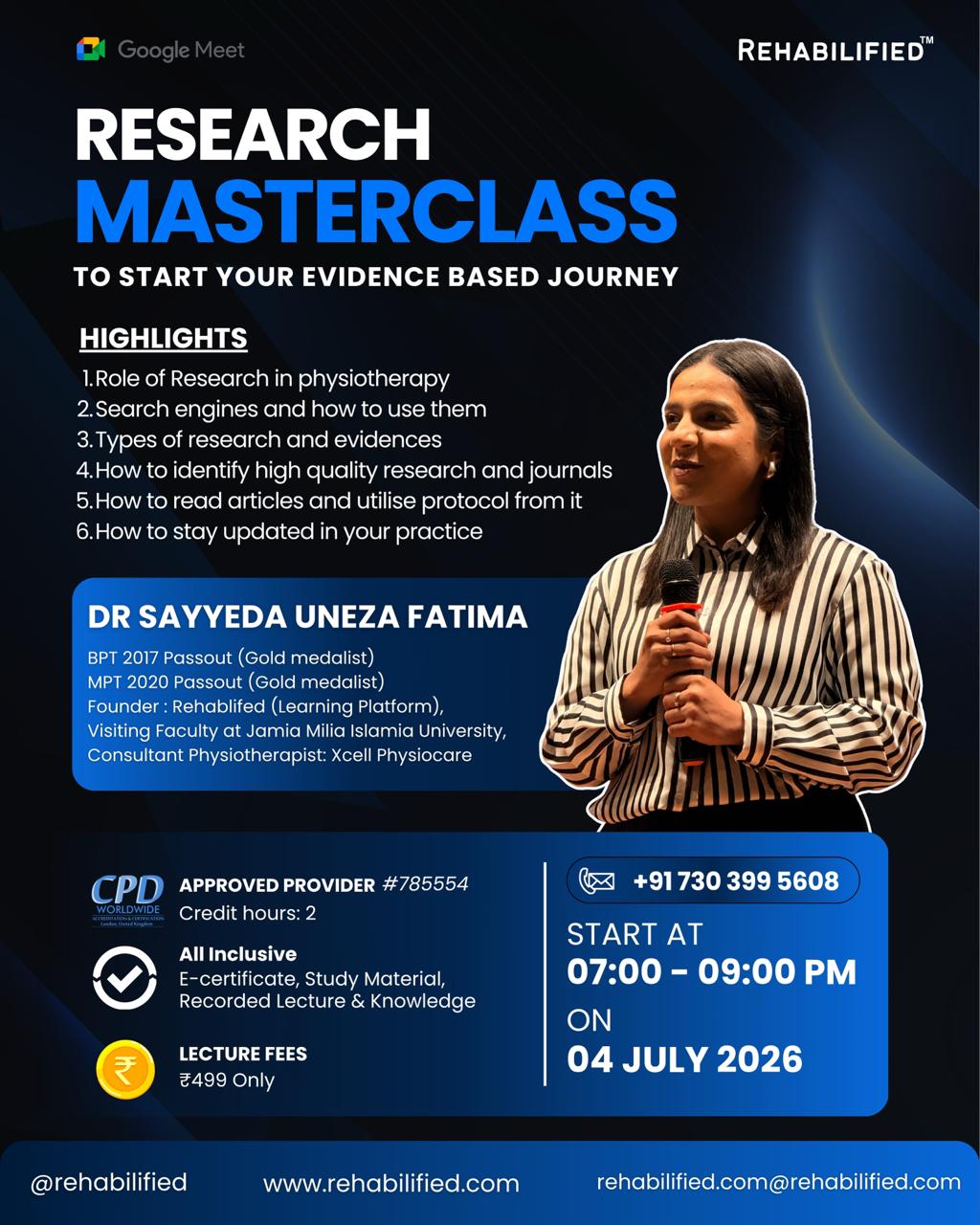 RESEARCH MASTERCLASS