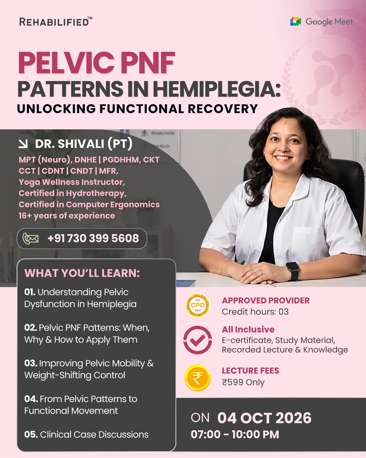 Pelvic PNF Pattern in Hemiplegia